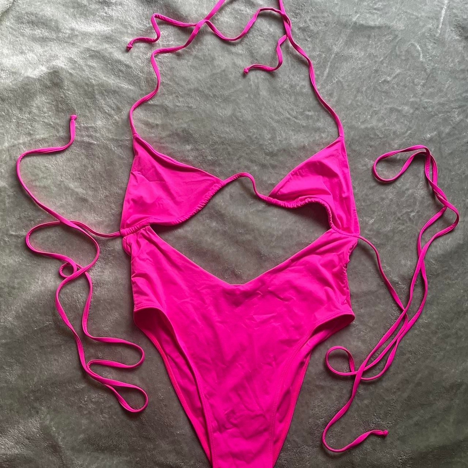 Frankies-bikinis Women\'s Pink Swimsuit-one-piece Frankies-bikinis Women\'s Pink Swimsuit-one-piece