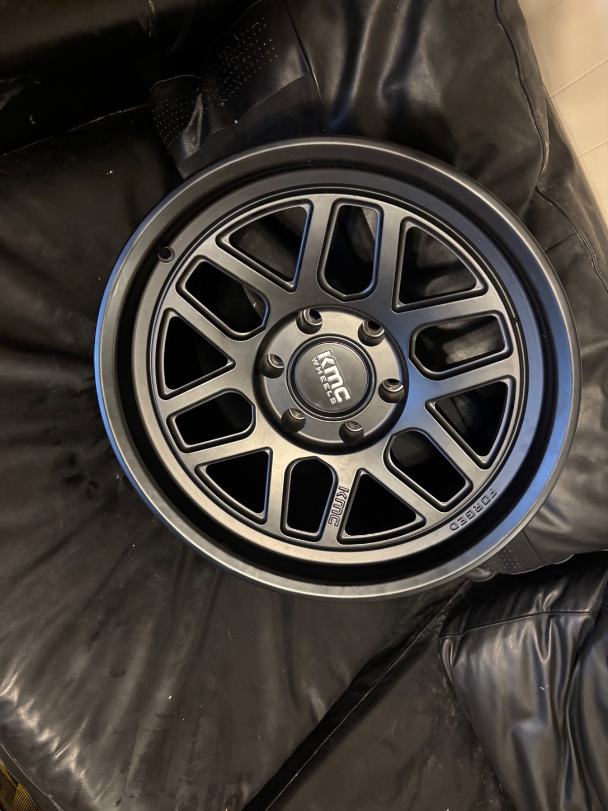 18x9 KMC Wheels KM446 Mesa Forged Monoblock Satin Black Rims 6x139.7 ET+0 (1pc) 18x9 KMC Wheels KM446 Mesa Forged Monoblock Satin Black Rims 6x139.7 ET+0 (1pc)