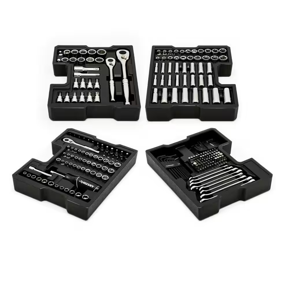 Mechanics Tool Set with Build-Out Storage Trays (270-Piece) Mechanics Tool Set with Build-Out Storage Trays (270-Piece)