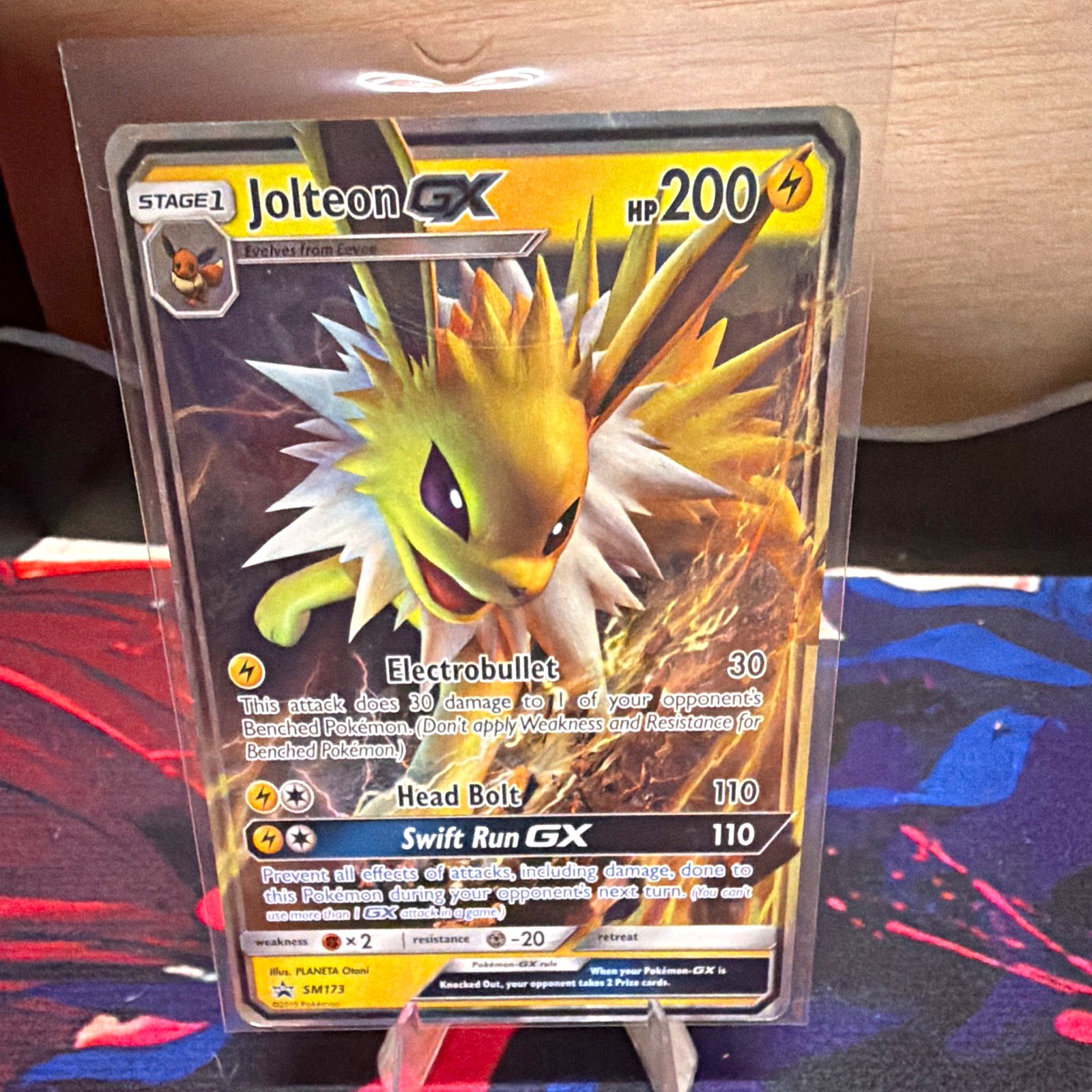 The Pokémon Company Pokémon TCG Jolteon GX SM173 SM Holo Promo Eng The Pokémon Company Pokémon TCG Jolteon GX SM173 SM Holo Promo Eng
