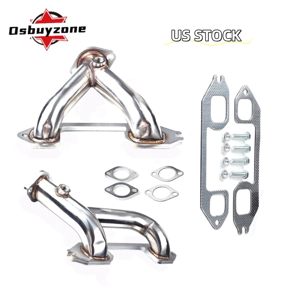 Pair for 1937-1962 Chevy 216/235/261 6 Cylinder Stainless Exhaust Headers Kit US