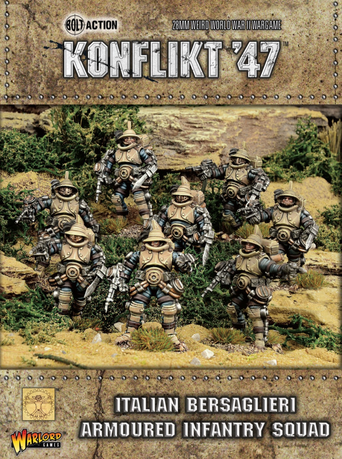Warlord Games Konflikt \'47: Italian Bersaglieri Armoured Infantry Squad Warlord Games Konflikt \'47: Italian Bersaglieri Armoured Infantry Squad
