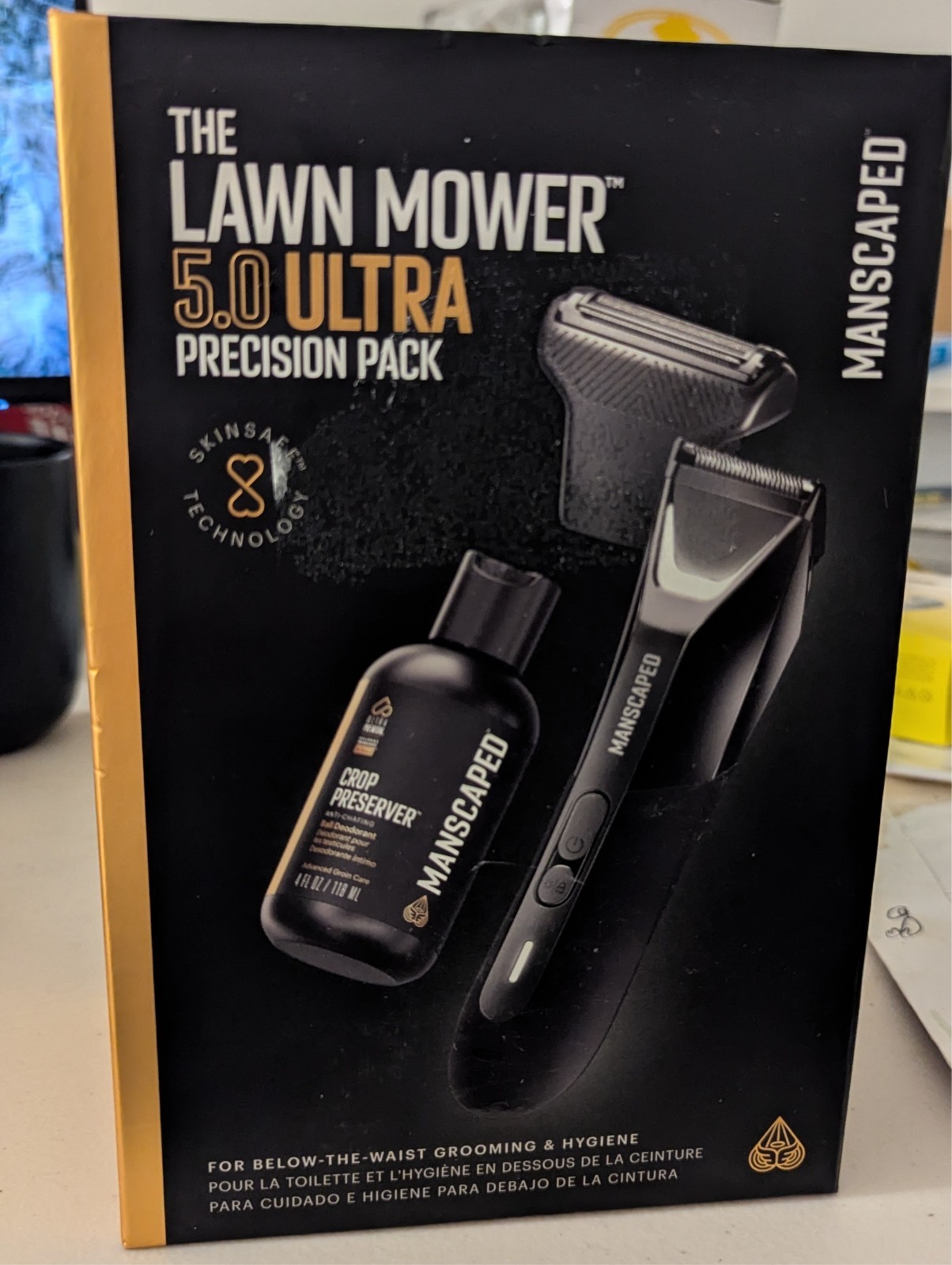 MANSCAPED The Lawn Mower 5.0 Ultra Body & Groin Trimmer with Crop Preserver NEW