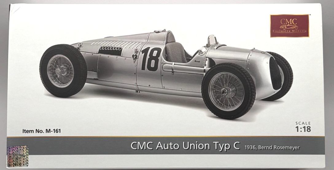 Read Description-CMC 1/18 Scale M-161 Auto Union 1936 Bernd Rosemeyer