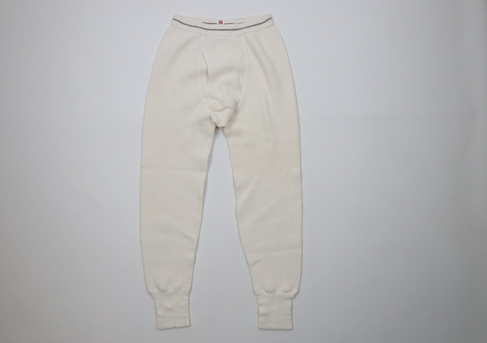 Vtg 60s Hanes Thermal Knit Mens Medium Blank Cuffed Joggers Pants Base Layer USA Vtg 60s Hanes Thermal Knit Mens Medium Blank Cuffed Joggers Pants Base Layer USA