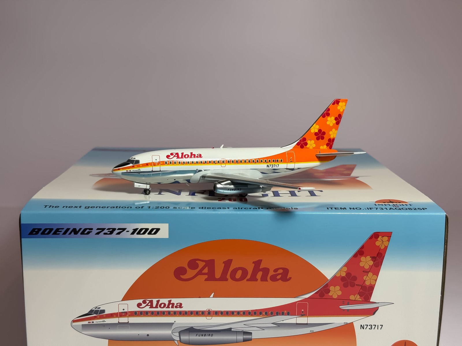 Aloha Airlines Boeing 737-100 1:200 InFlight200 N73717 (IF731AQO825P)