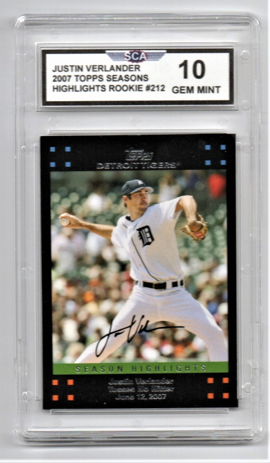 2007 TOPPS SEASON'S HIGHLIGHTS JUSTIN VERLANDER ROOKIE CARD DETROIT TIGERS P 2007 TOPPS SEASON'S HIGHLIGHTS JUSTIN VERLANDER ROOKIE CARD DETROIT TIGERS P