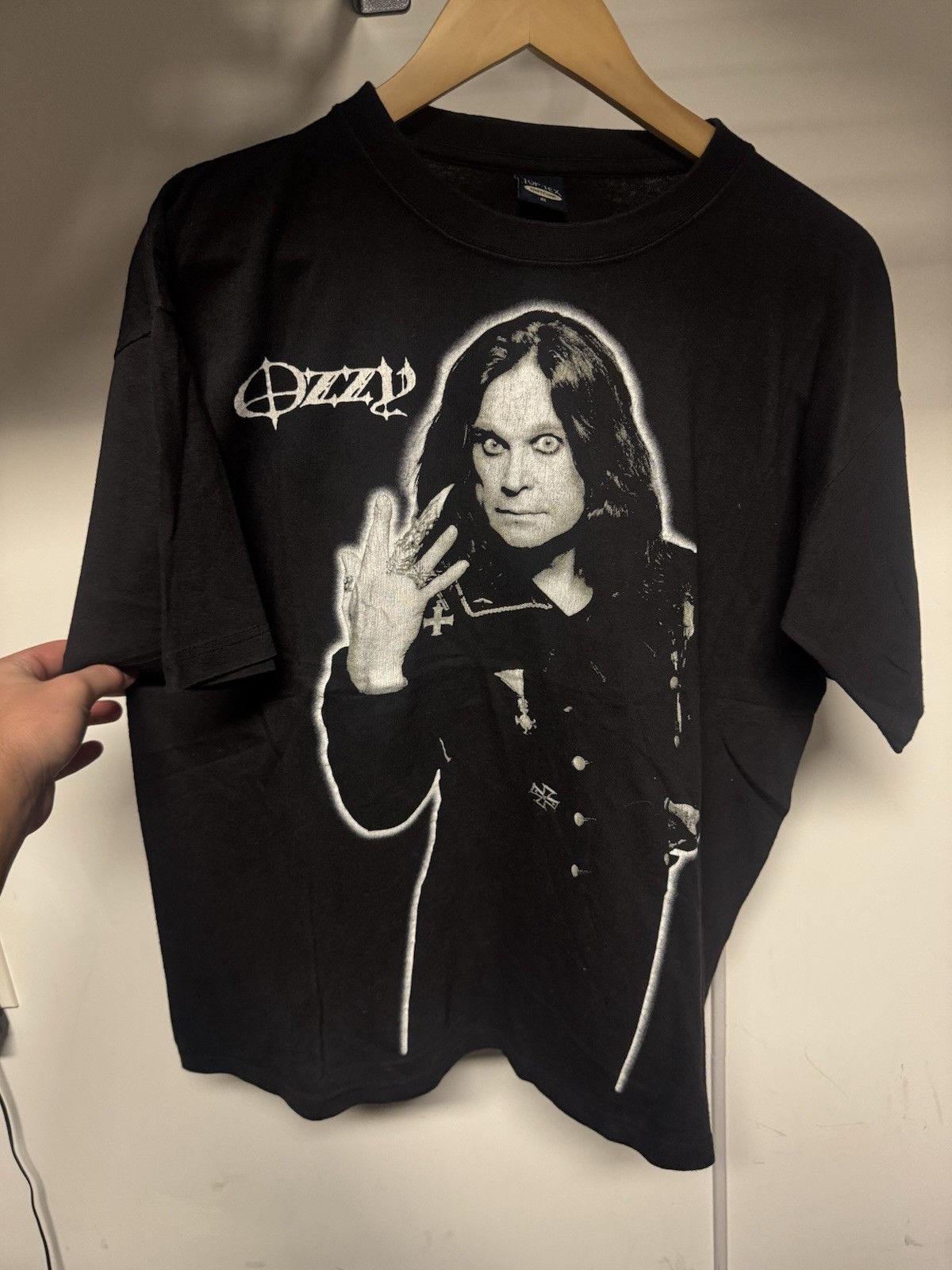 Vintage 1990s ozzy osbourn tee euro size xl very rare portrait Vintage 1990s ozzy osbourn tee euro size xl very rare portrait