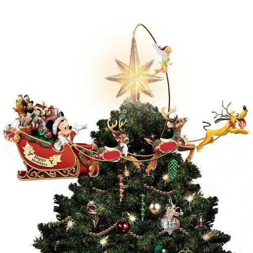 The Bradford Exchange Disney's Timeless Holiday Treasures Rotating Tree Topper The Bradford Exchange Disney's Timeless Holiday Treasures Rotating Tree Topper