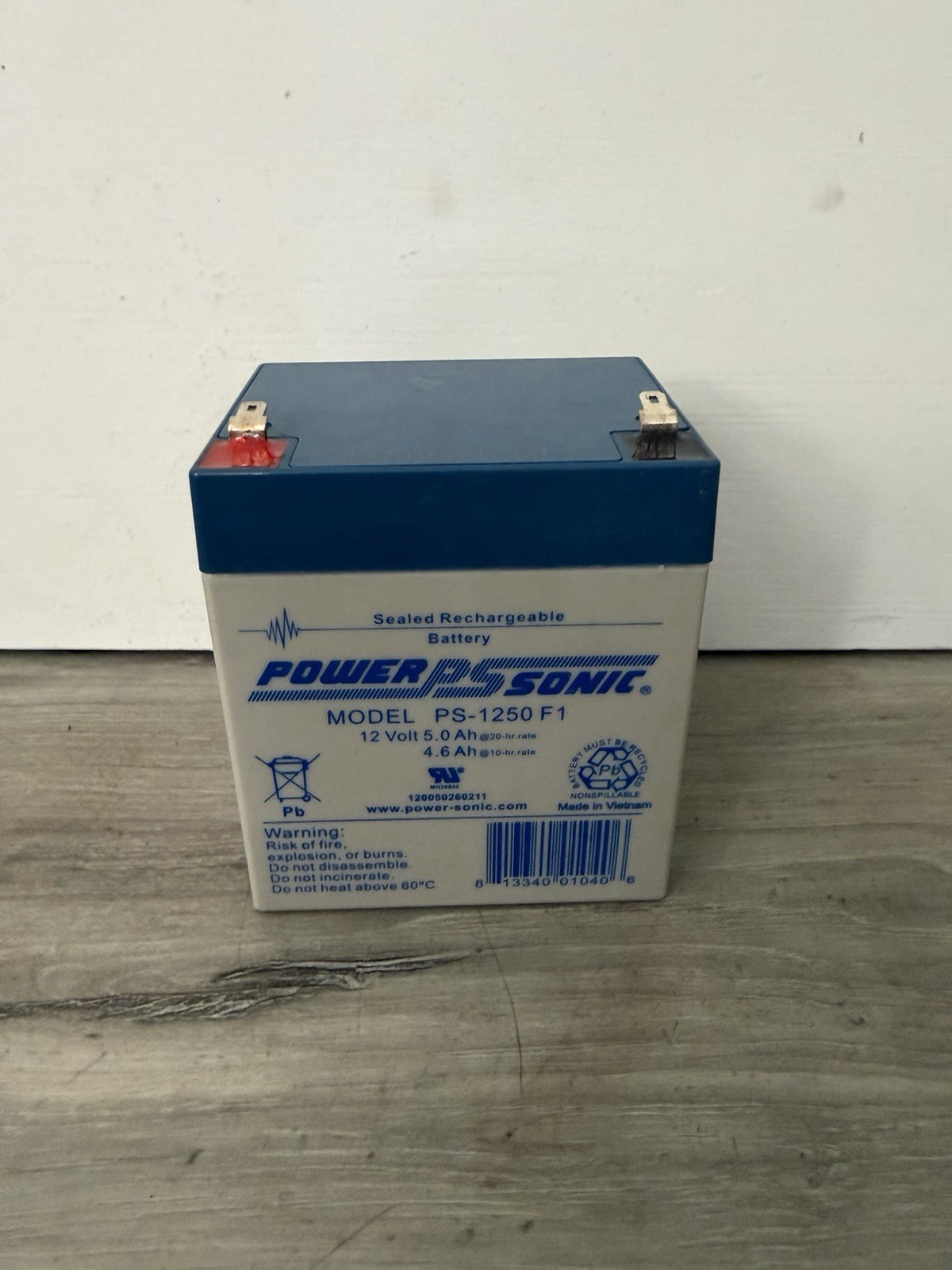 Power-Sonic PS-125051-POWERSONIC PS1250F1 PS1250F1 12V Power-Sonic PS-125051-POWERSONIC PS1250F1 PS1250F1 12V