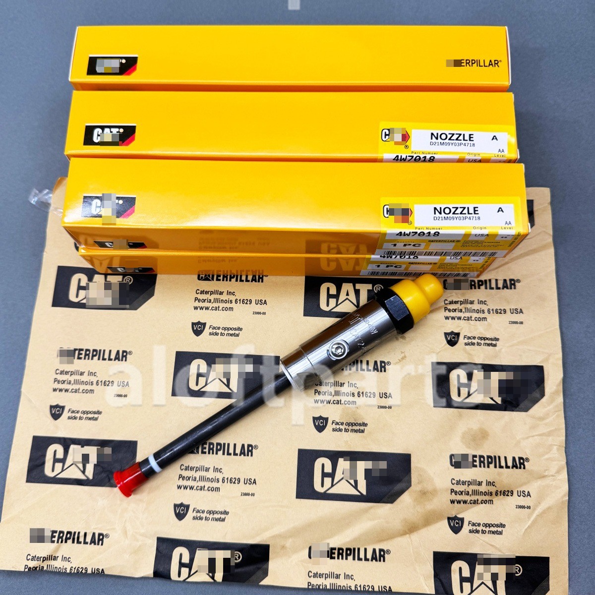 6Pcs Fuel Injector Nozzle 4W-7018 0R3422 for Caterpillar 3406B 3408 3408B 3412