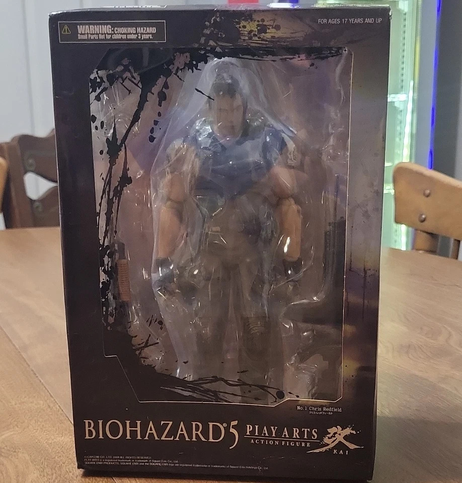 Play Arts Kai PA Chris Redfield Action Figure Biohazard 5 Character Articulated 