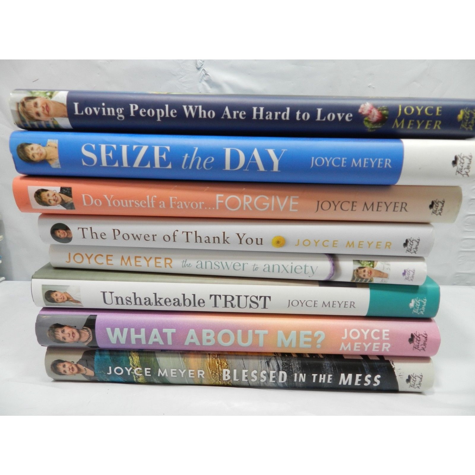 8 Joyce Meyer Hardback Books Religious Inspirational Faith (U63J)