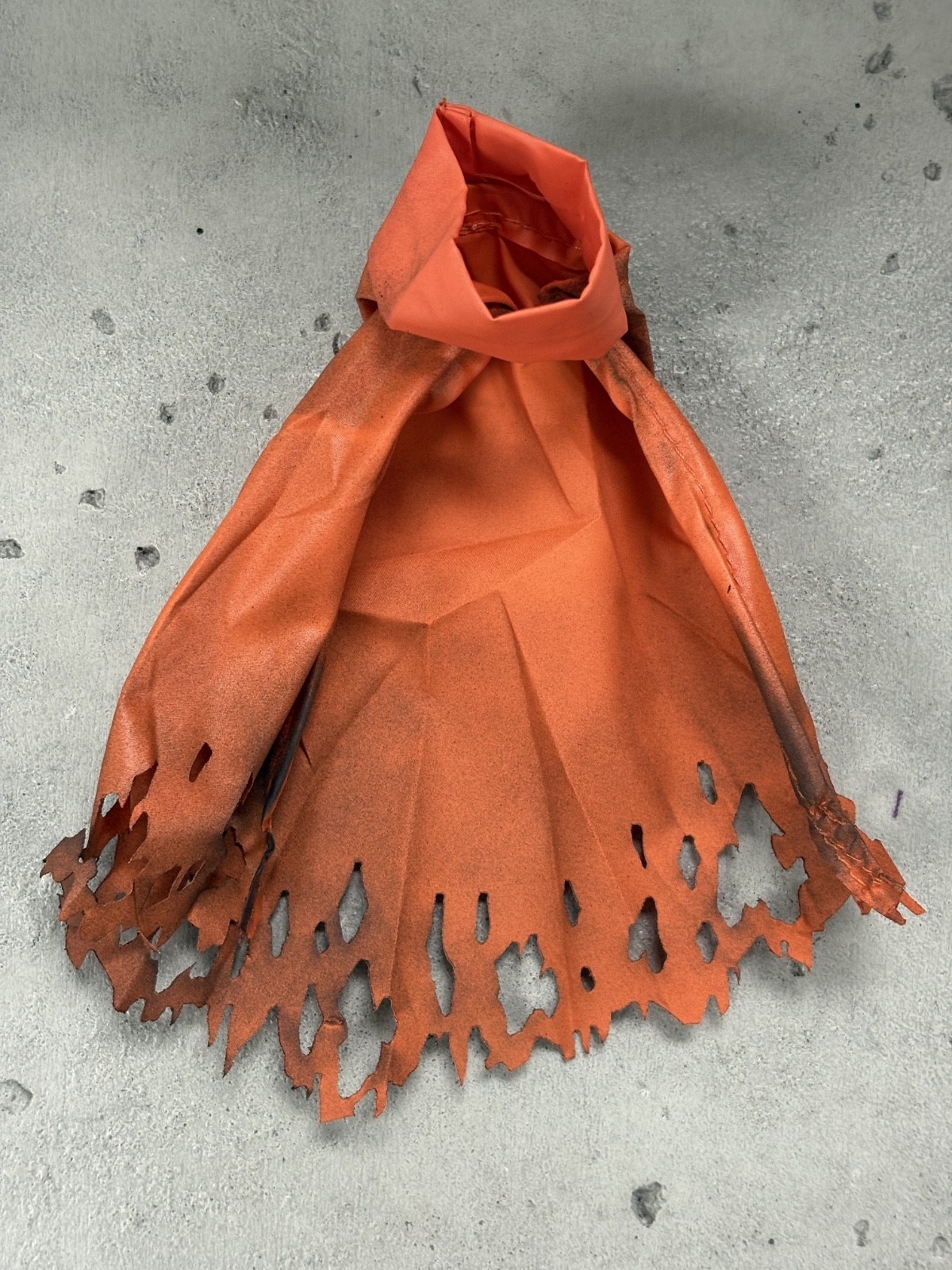 SU-C-HOBO-RET: 1/12 Orange Wired Collar Cape for Marvel Legends Retro Hobogoblin