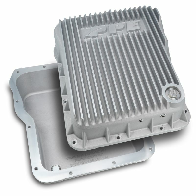 PPE Standard Profile Raw Transmission Pan For 01-19 GM 6.6L Diesel W/ Allison