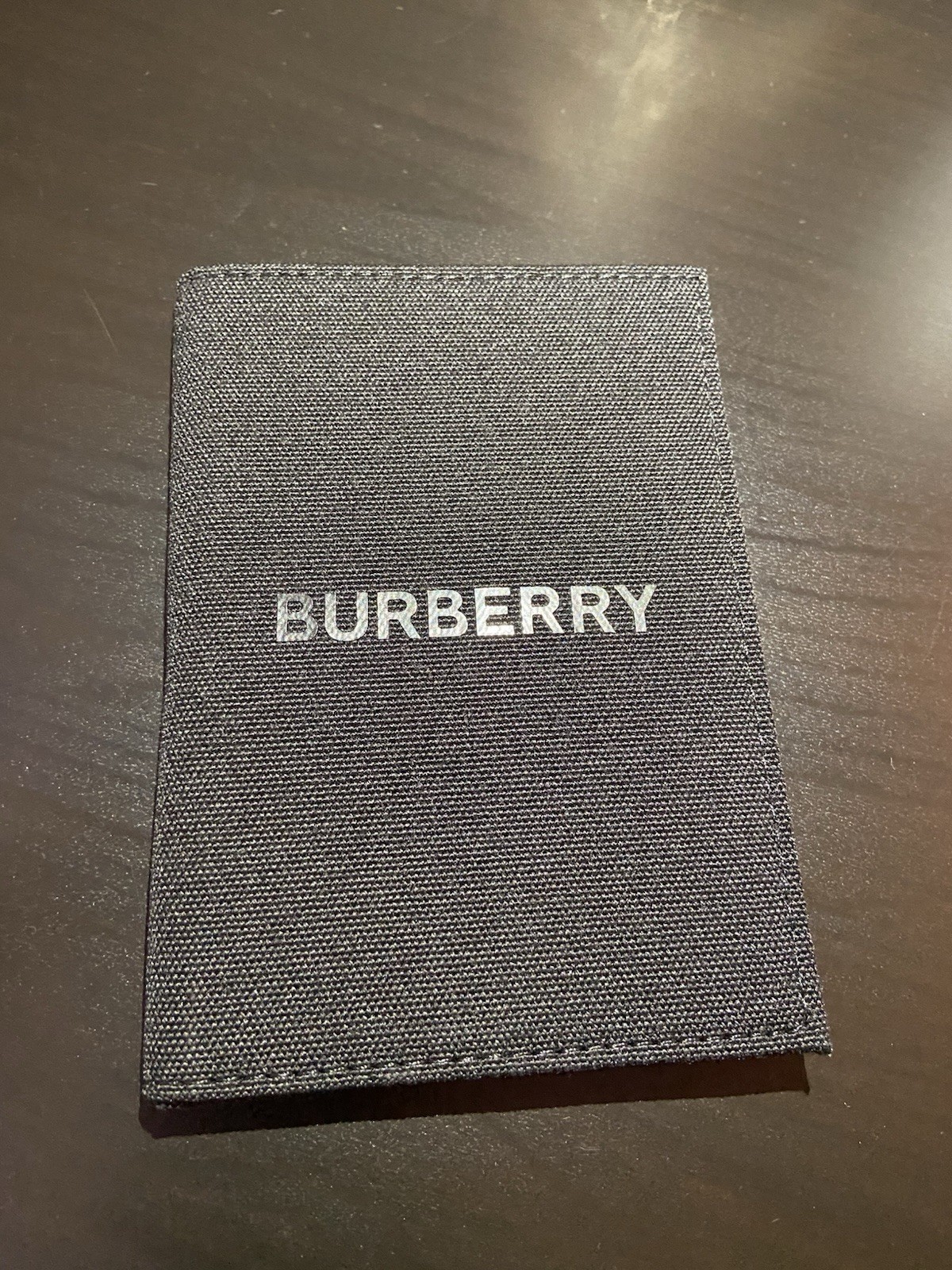 BURBERRY Passport Holder Cover BLACK NEW AUTHENTIC Burberry Perfumes BURBERRY Passport Holder Cover BLACK NEW AUTHENTIC Burberry Perfumes