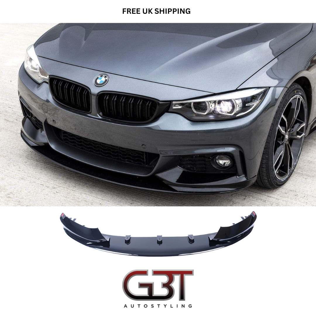 Front Splitter BMW 4 Series MSport Performance Gloss Black F32 F33 F36 1 piece