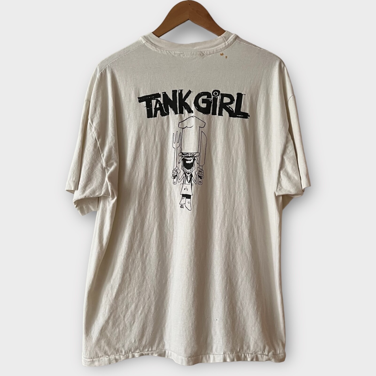 1994 Tank Girl Movie Catering Crew Vintage Tee Shirt 90s 1990s