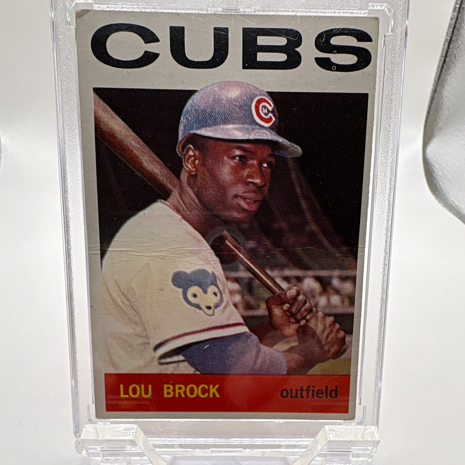 Topps 1964 Topps Lou Brock #29 Chicago Cubs Base Set Baseball Card Topps 1964 Topps Lou Brock #29 Chicago Cubs Base Set Baseball Card
