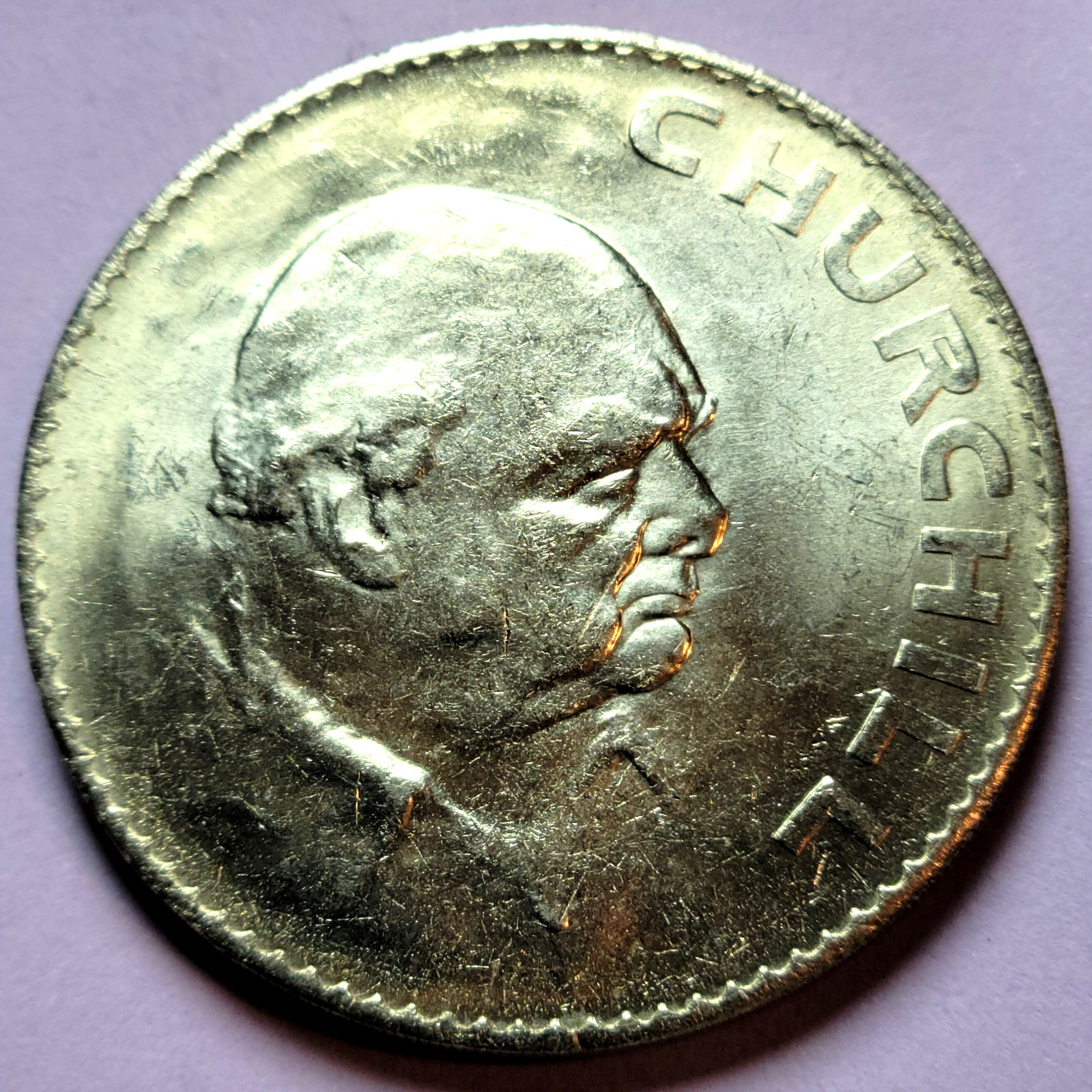 1965 - Winston Churchill - Crown - United Kingdom - Uncirculated Gem Coin UK