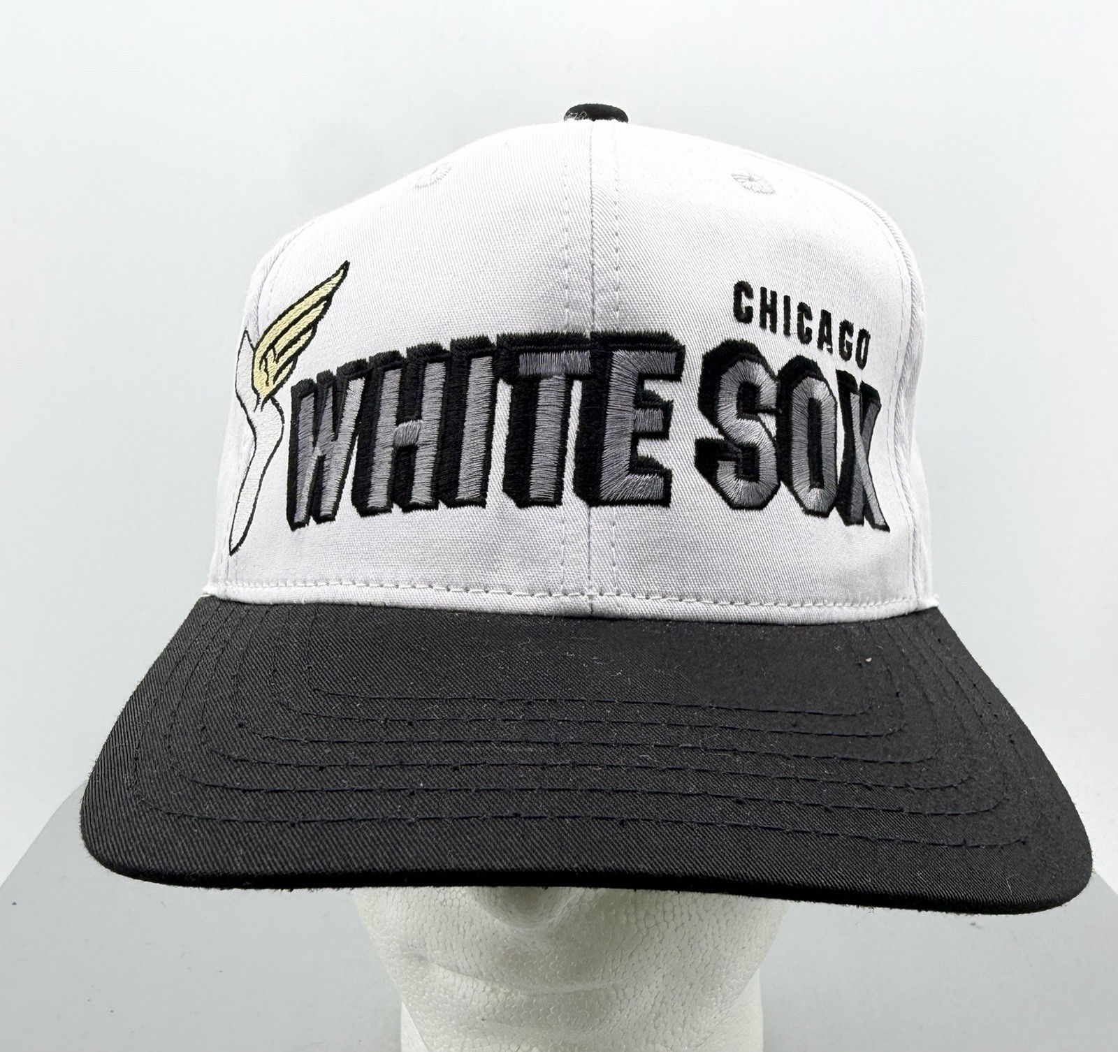 Vintage Chicago White Sox MLB American Needle Snapback Hat White