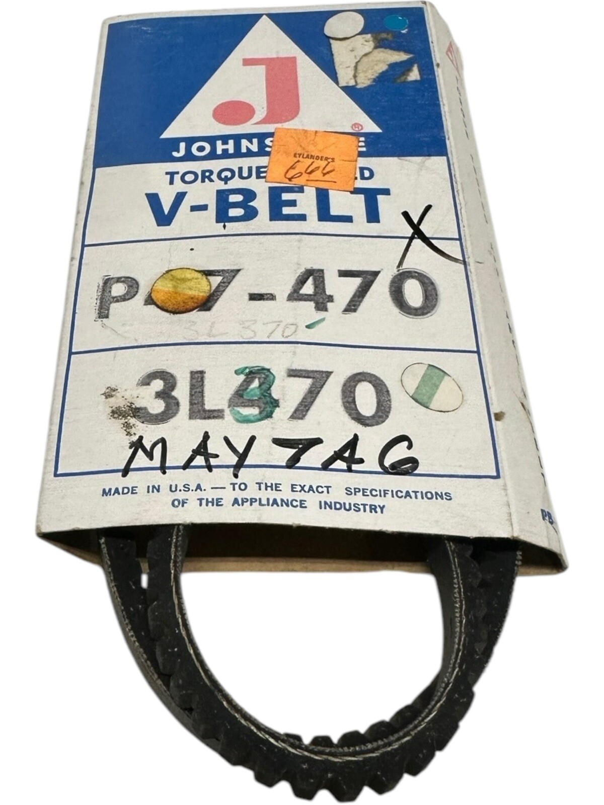 New Johnstone 3L470 V-Belt 🔥Fast Shipping🔥 New Johnstone 3L470 V-Belt 🔥Fast Shipping🔥