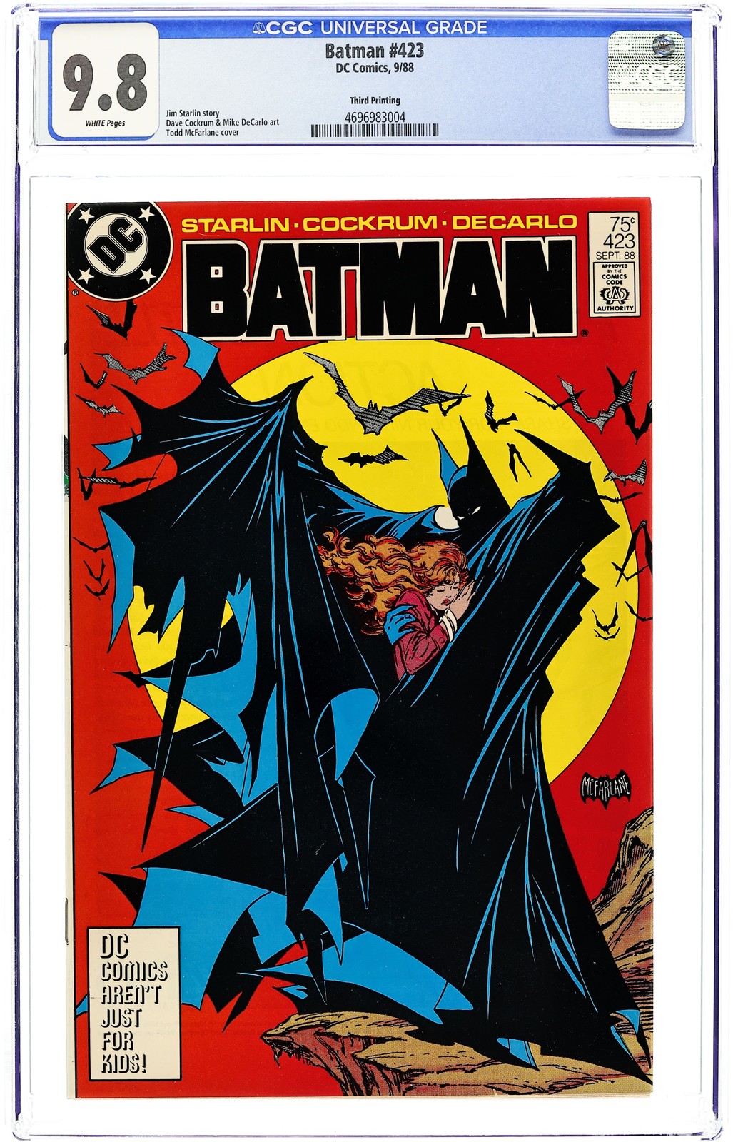 Batman #423 Reprint CGC 9.8 1988 4696983004