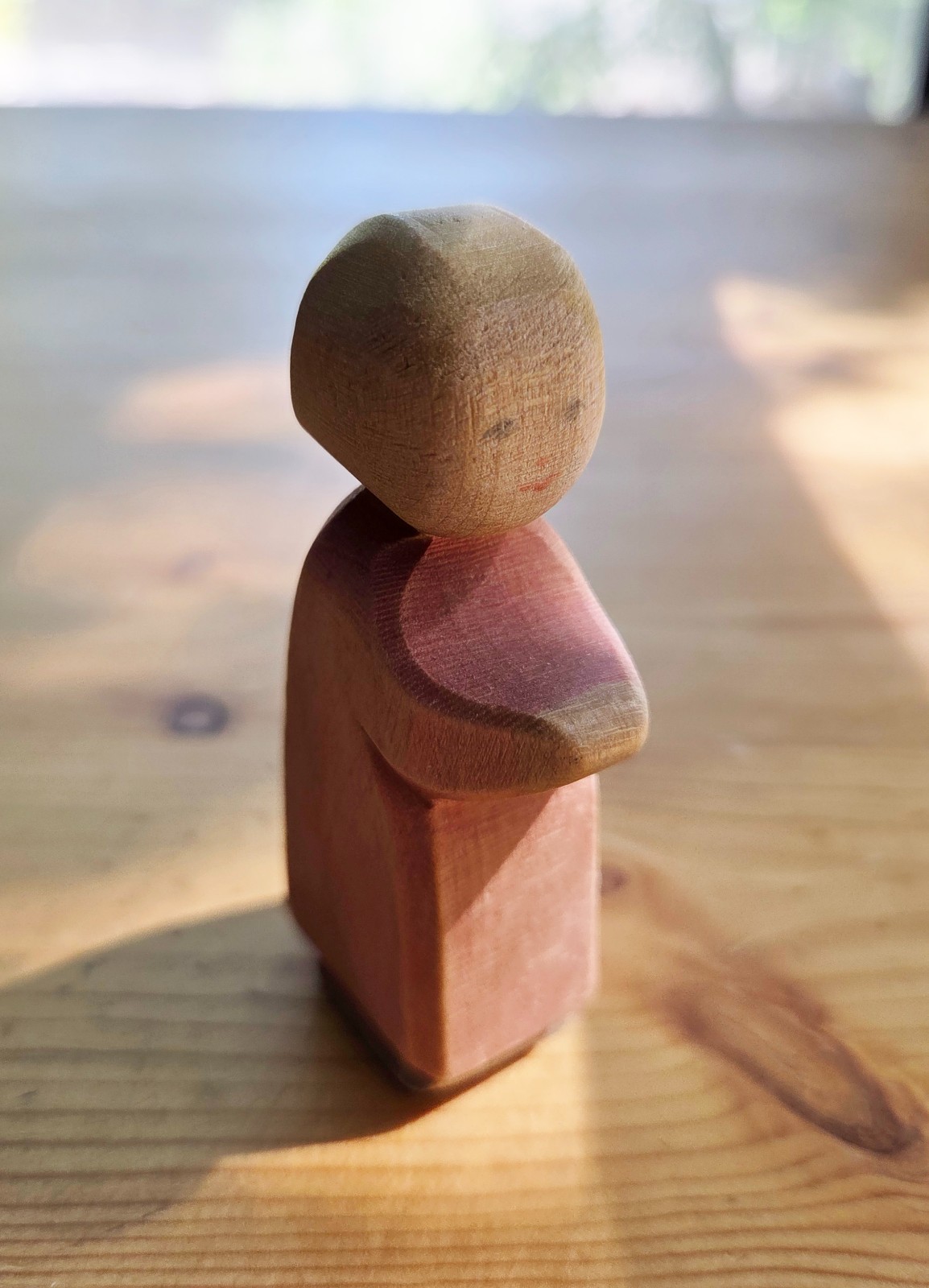 Ostheimer Wooden Little Girl Child Figure Germany Waldorf 3\ Ostheimer Wooden Little Girl Child Figure Germany Waldorf 3\