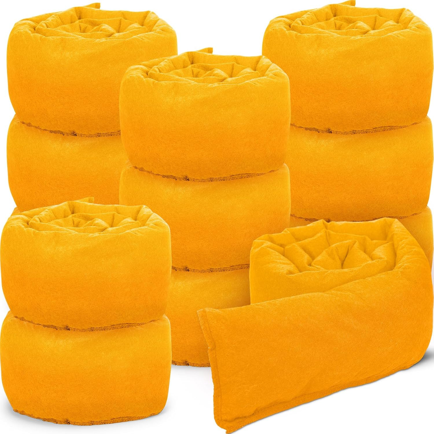 12 Pcs Water Barrier 5 Ft X 6.5 Inch Flood Barriers for Home Reusable Absorbent 12 Pcs Water Barrier 5 Ft X 6.5 Inch Flood Barriers for Home Reusable Absorbent