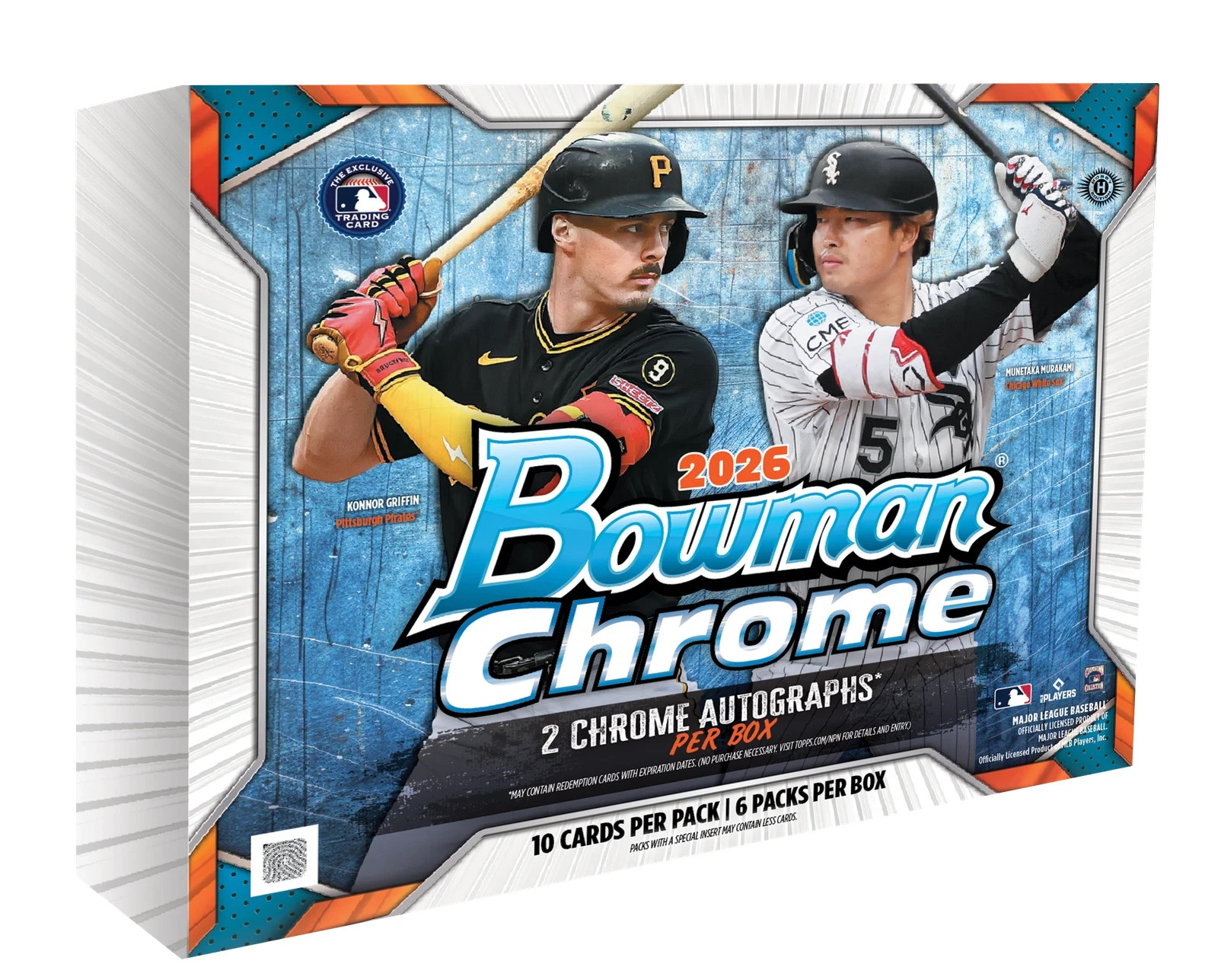 2026 BOWMAN CHROME BASEBALL HOBBY BOX (2 AUTOs) MLB Factory Sealed eBay LIVE RIP
