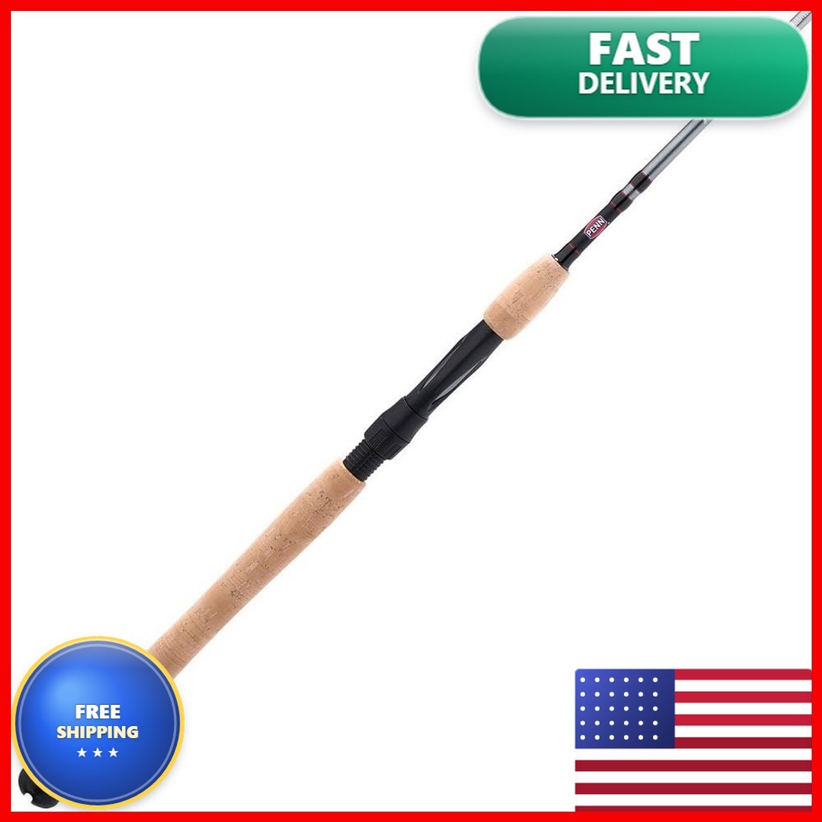 PENN Prevail III 7\' Inshore Spinning Rod 1-Piece PENN Prevail III 7\' Inshore Spinning Rod 1-Piece