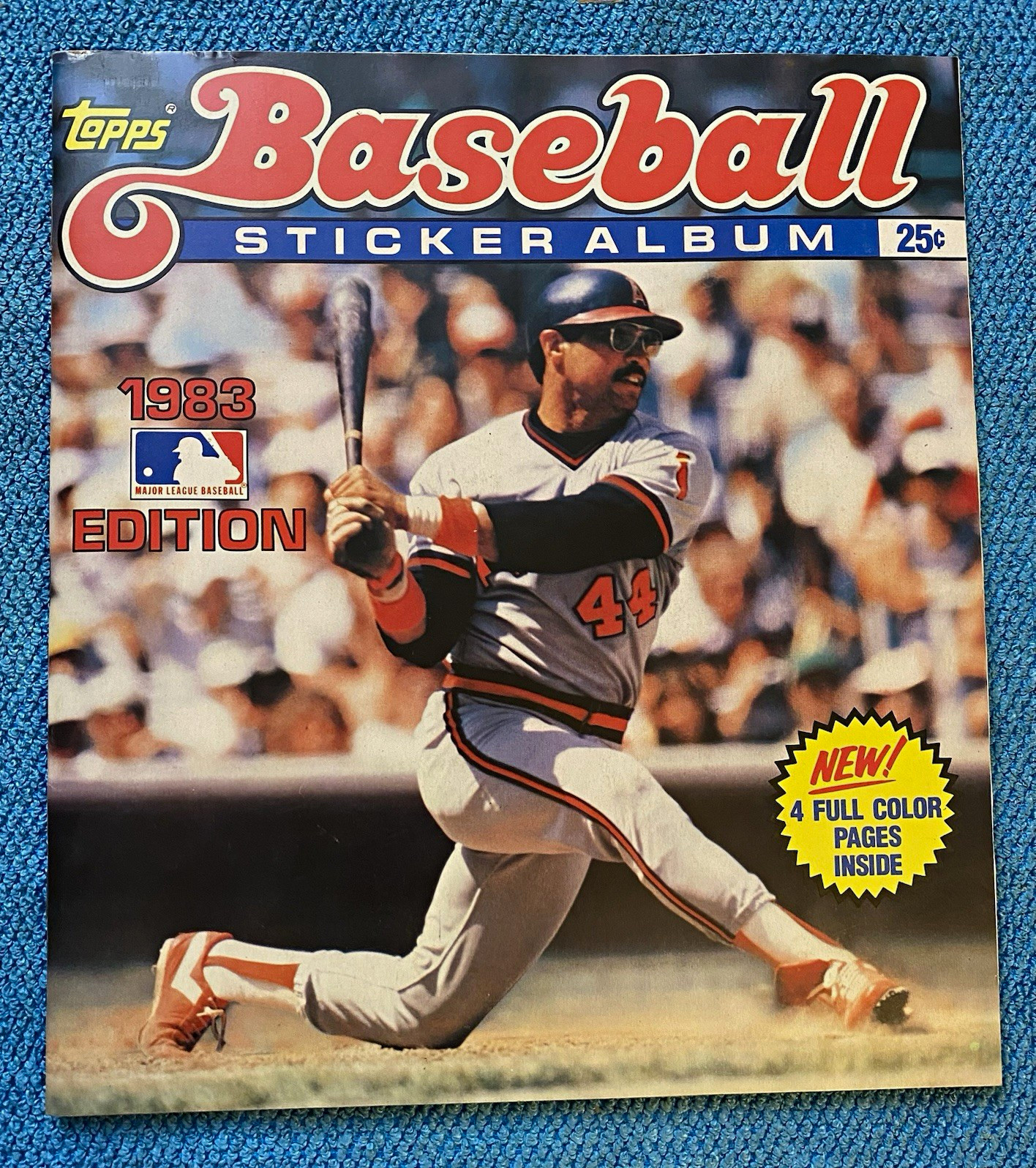 VINTAGE 1983 Topps Baseball Completed Sticker Album Ryne Sandberg Ripken HOF
