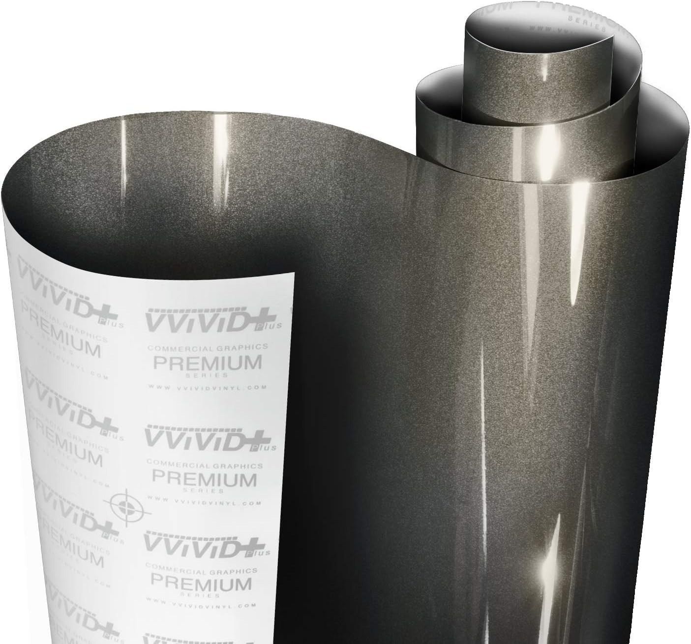 VViViD+ Ultra Gloss Candy Charcoal Grey Vinyl Car Wrap 1.5ft x 5ft, VViViD+ Ultra Gloss Candy Charcoal Grey Vinyl Car Wrap 1.5ft x 5ft,