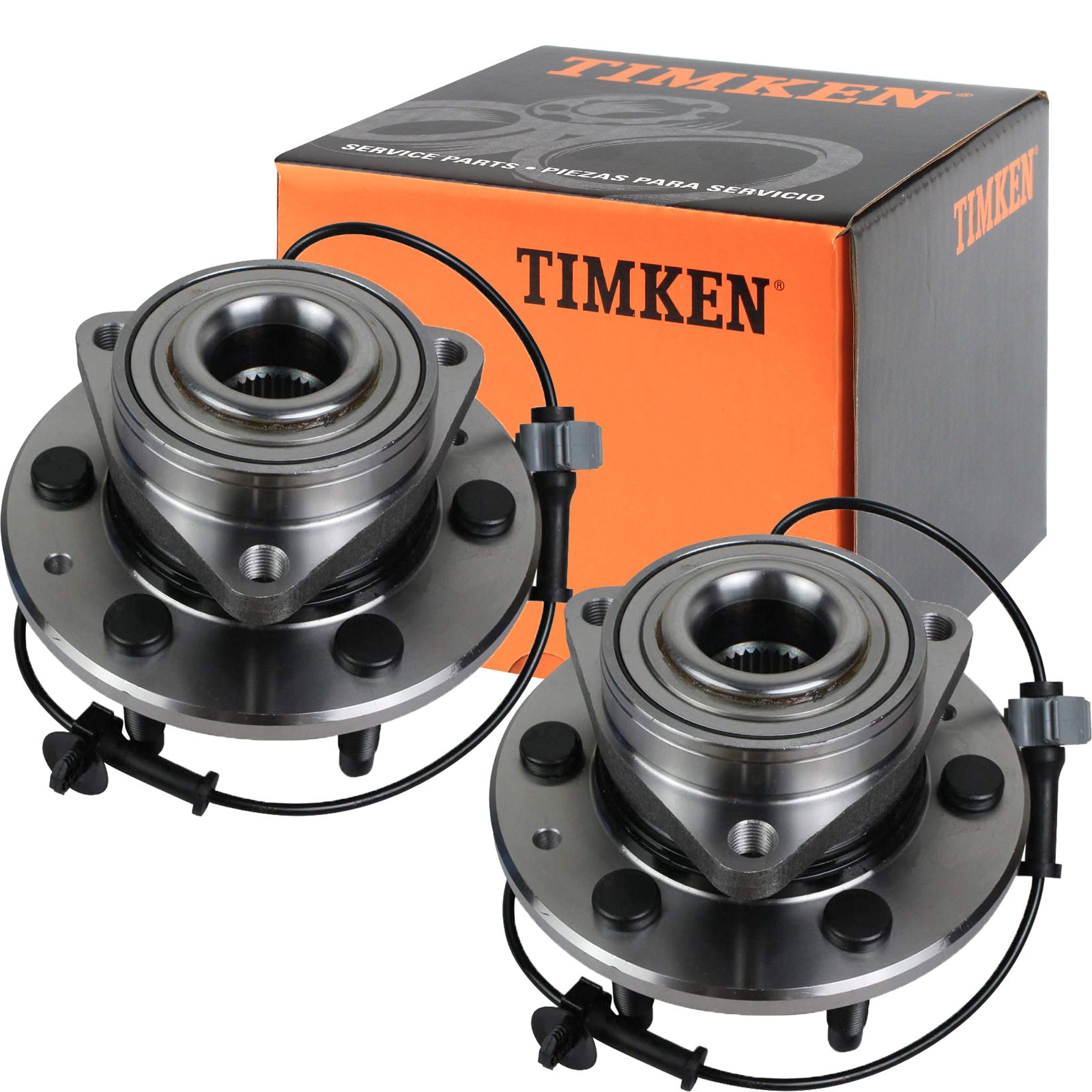 4WD 2PCS TIMKEN Front Wheel Bearing Hub For 2014-2018 Silverado 1500 GMC Sierra