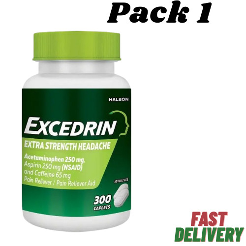 Excedrin Extra Strength Pain Reliever Caplets, 300 ct. Excedrin Extra Strength Pain Reliever Caplets, 300 ct.