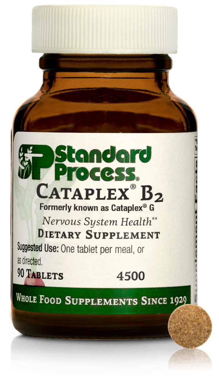 Standard Process Cataplex B2 - Whole Food Nervous System Supplements 90 Tablets