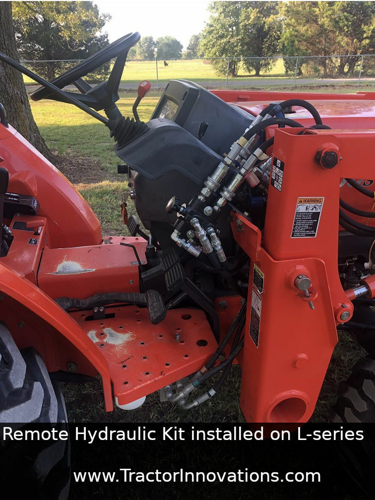 Remote Hydraulic Kit - Kubota B, L, MX, and M Series Tractors–quick install