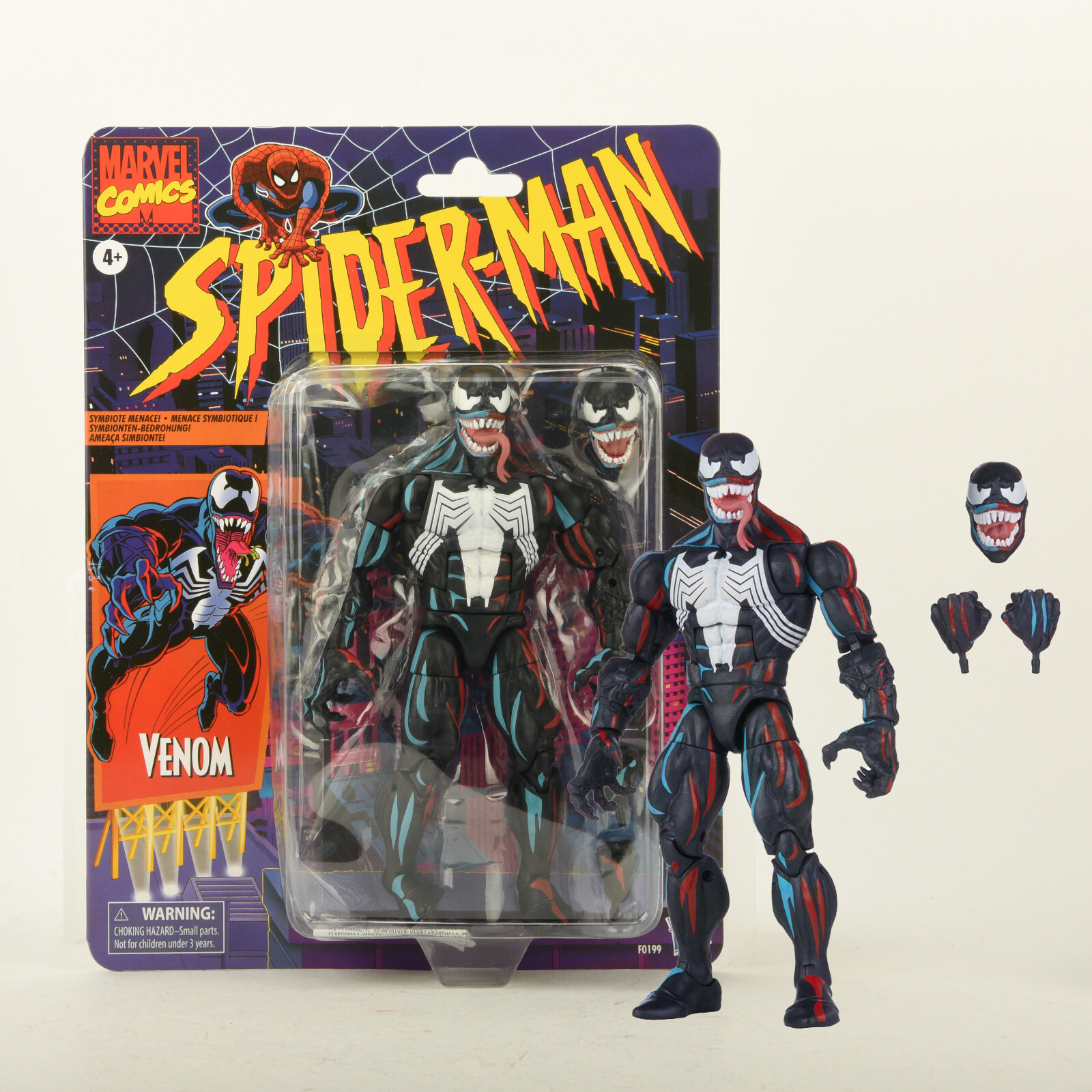 Hasbro Marvel Legends Venom Retro Spiderman 6