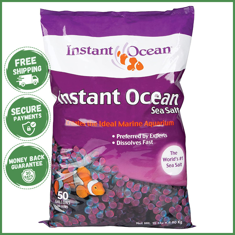 INSTANT OCEAN SEA SALT MARINE AQUARIUMS Fast Dissolving Balanced Formula 50 Gal INSTANT OCEAN SEA SALT MARINE AQUARIUMS Fast Dissolving Balanced Formula 50 Gal