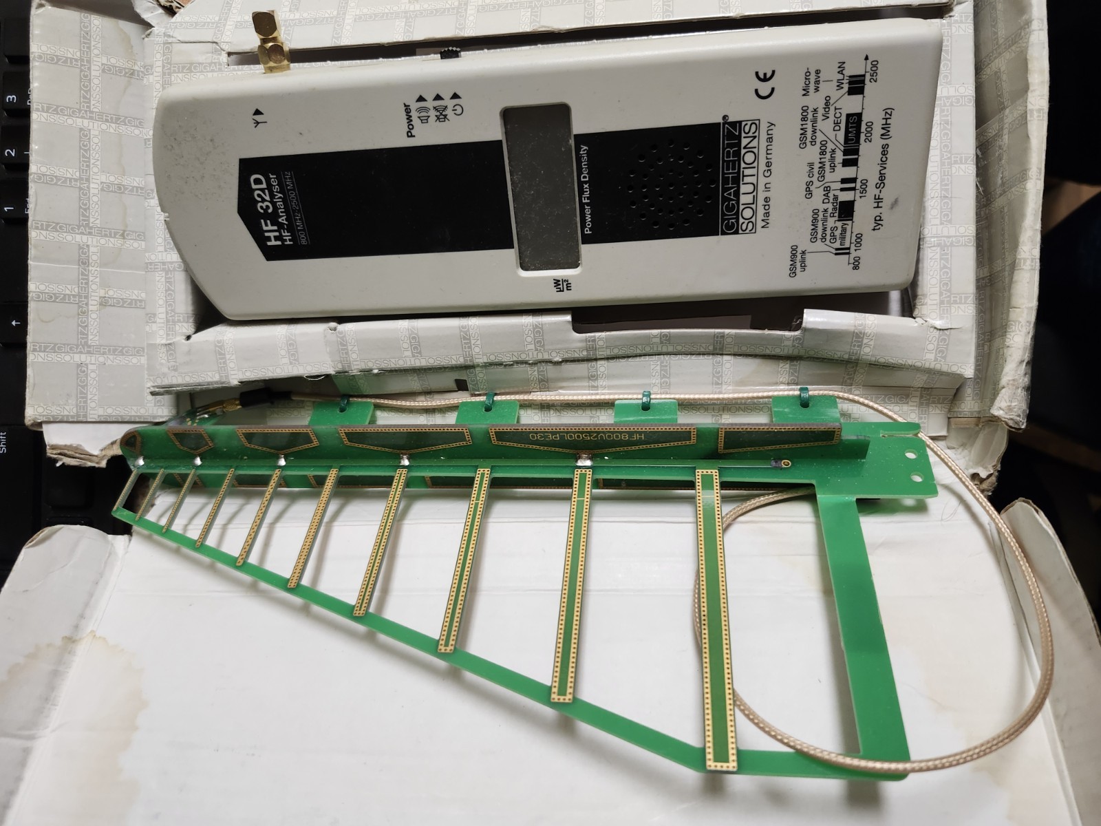 USED Gigahertz Solutions HF32D HF Analyzer RF  Meter electromagnetic radiation