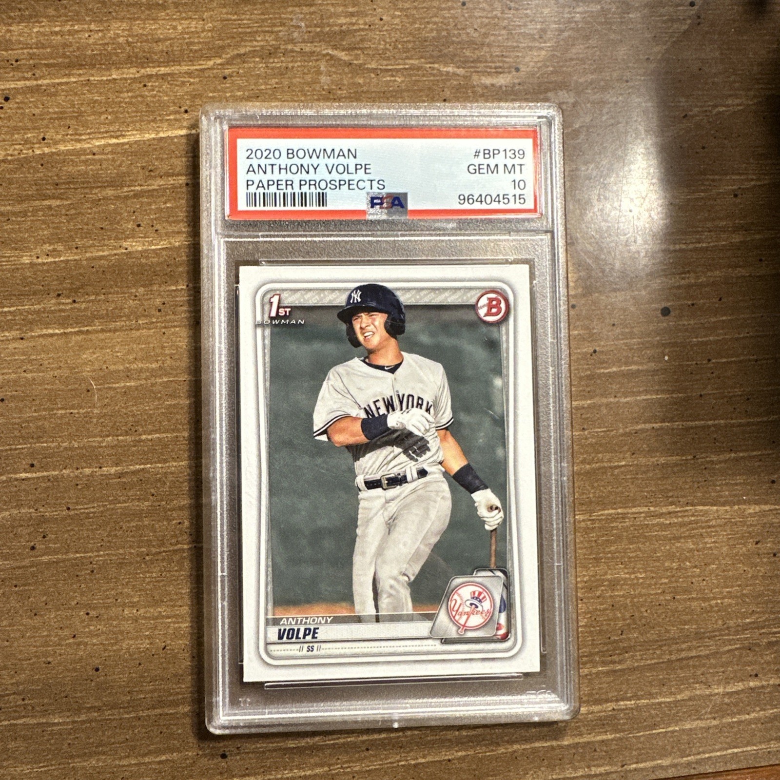 PSA 10 ANTHONY VOLPE 1st 2020 Bowman Paper NY Yankees Rookie Card RC GEM MINT PSA 10 ANTHONY VOLPE 1st 2020 Bowman Paper NY Yankees Rookie Card RC GEM MINT