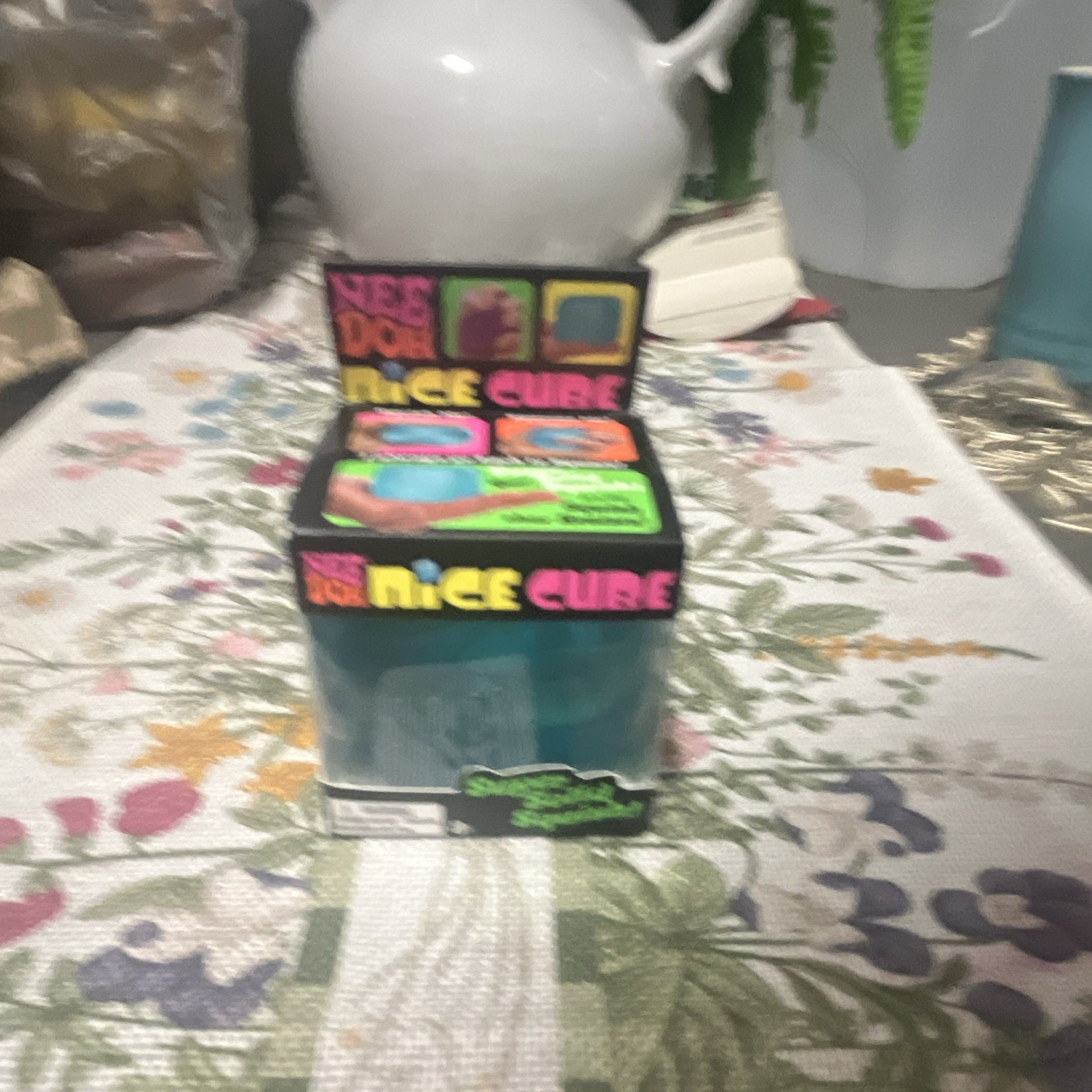 Schylling Blue Nee Doh Nice Cube Toy Schylling Blue Nee Doh Nice Cube Toy