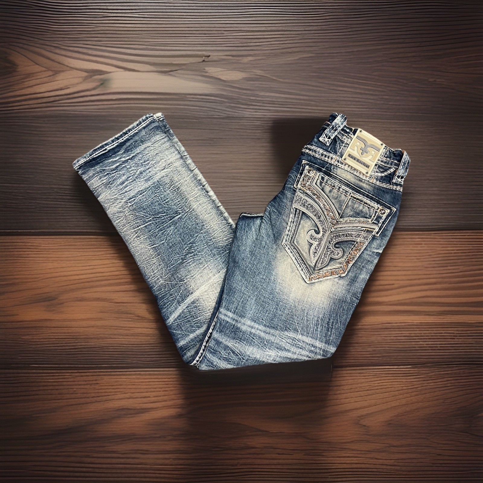 Rock Revival Men’s Jean's Straight ESTEBAN 201R