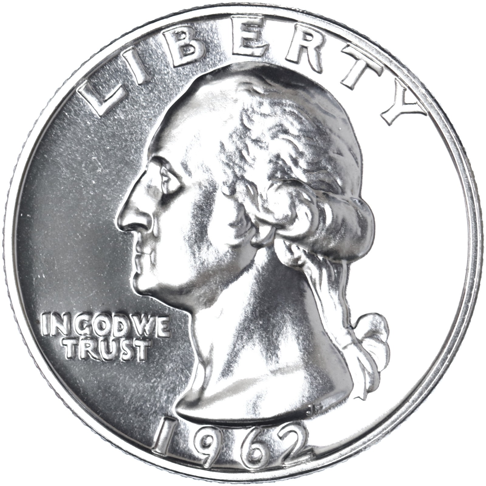1962 (P) Washington Quarter Gem Proof 90% Silver 1962 (P) Washington Quarter Gem Proof 90% Silver