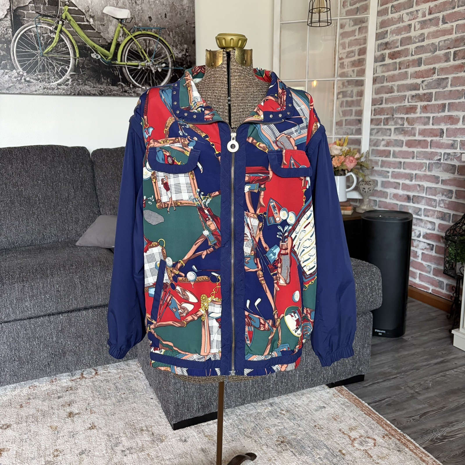 Vintage Mureli 80s/90s Golf Print Tracksuit Set XL