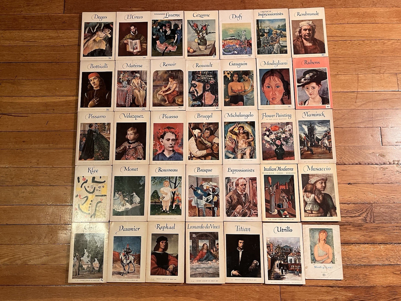 VINTAGE 1950s Pocket Library Of Great Art Paperback Lot