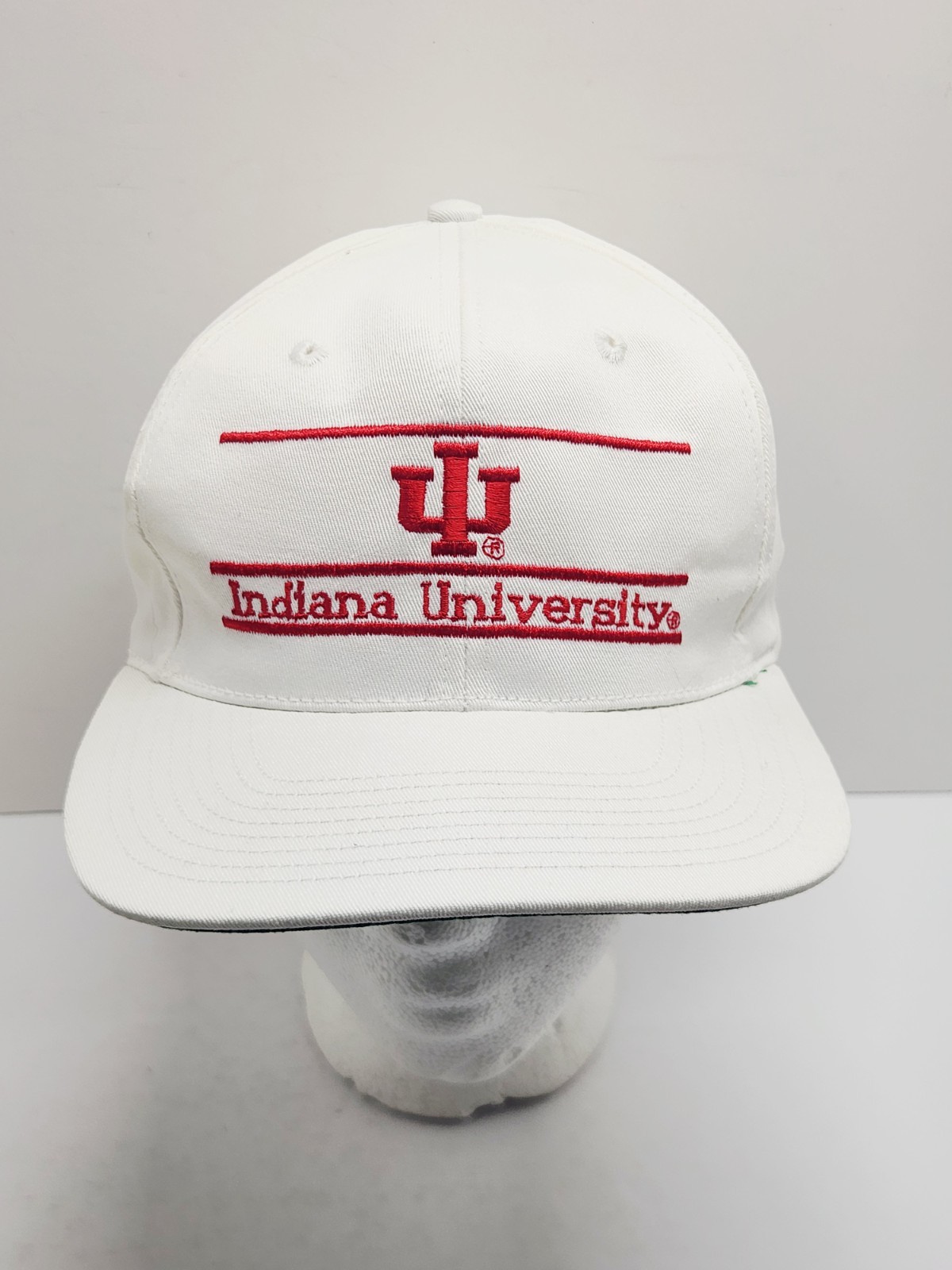 Vintage Indiana University Trucker Hat Cap 90s White NCAA Vintage Indiana University Trucker Hat Cap 90s White NCAA