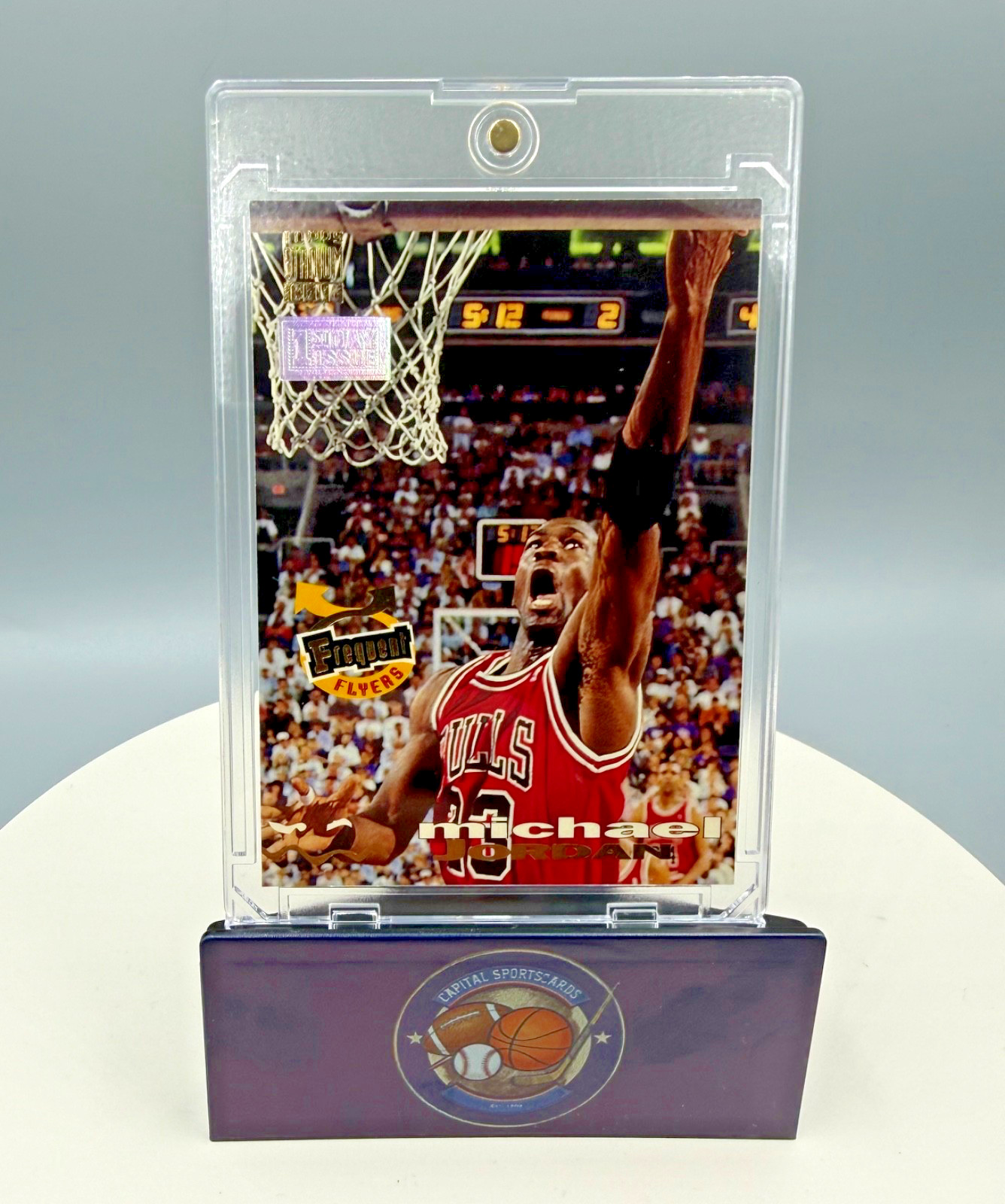 MICHAEL JORDAN 1993-94 Stadium Club 1st Day Production Frequent Flyers #181 MICHAEL JORDAN 1993-94 Stadium Club 1st Day Production Frequent Flyers #181
