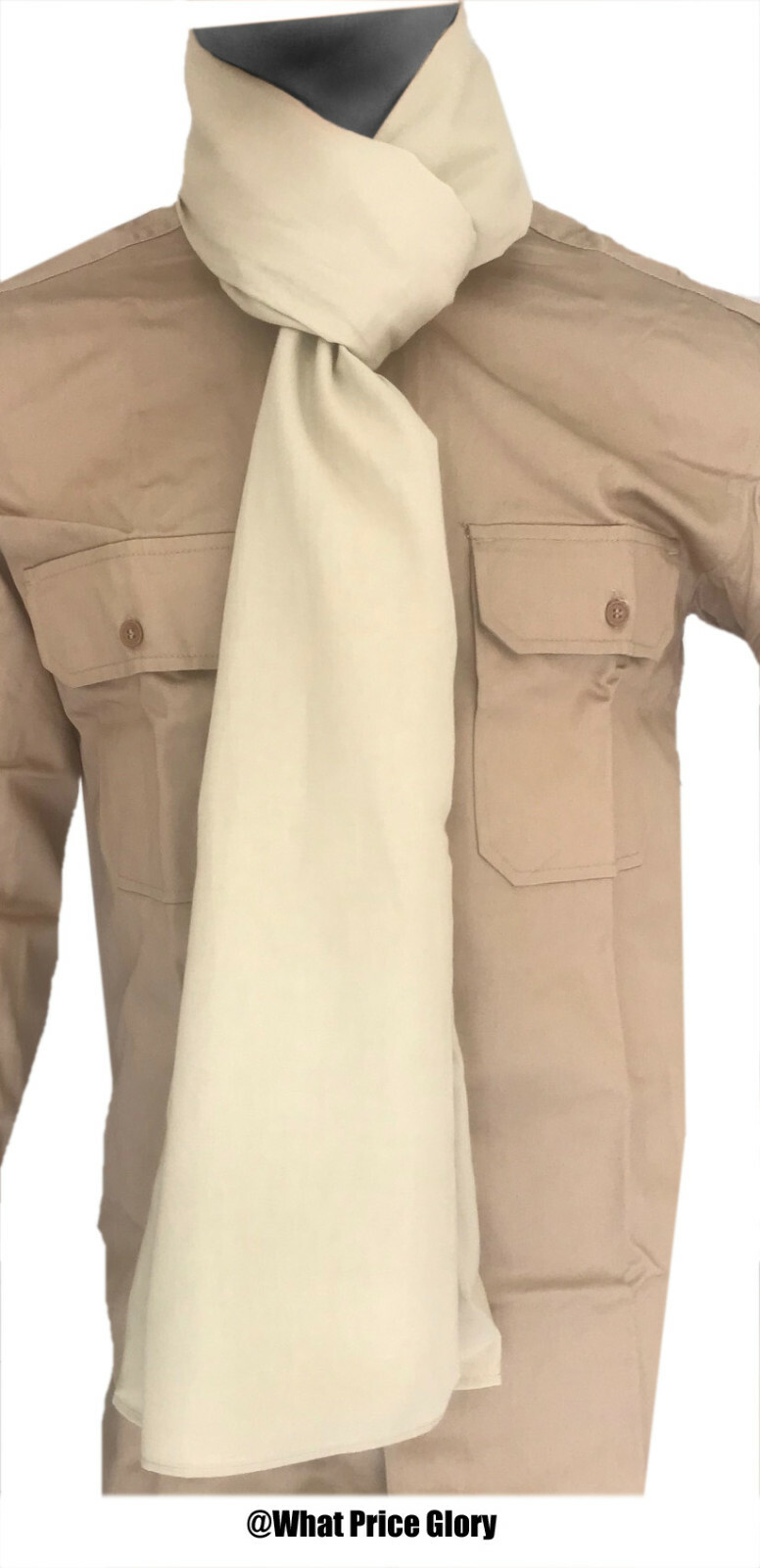 French Foreign Legion Khaki Cotton Cheche Neck Scarf French Foreign Legion Khaki Cotton Cheche Neck Scarf
