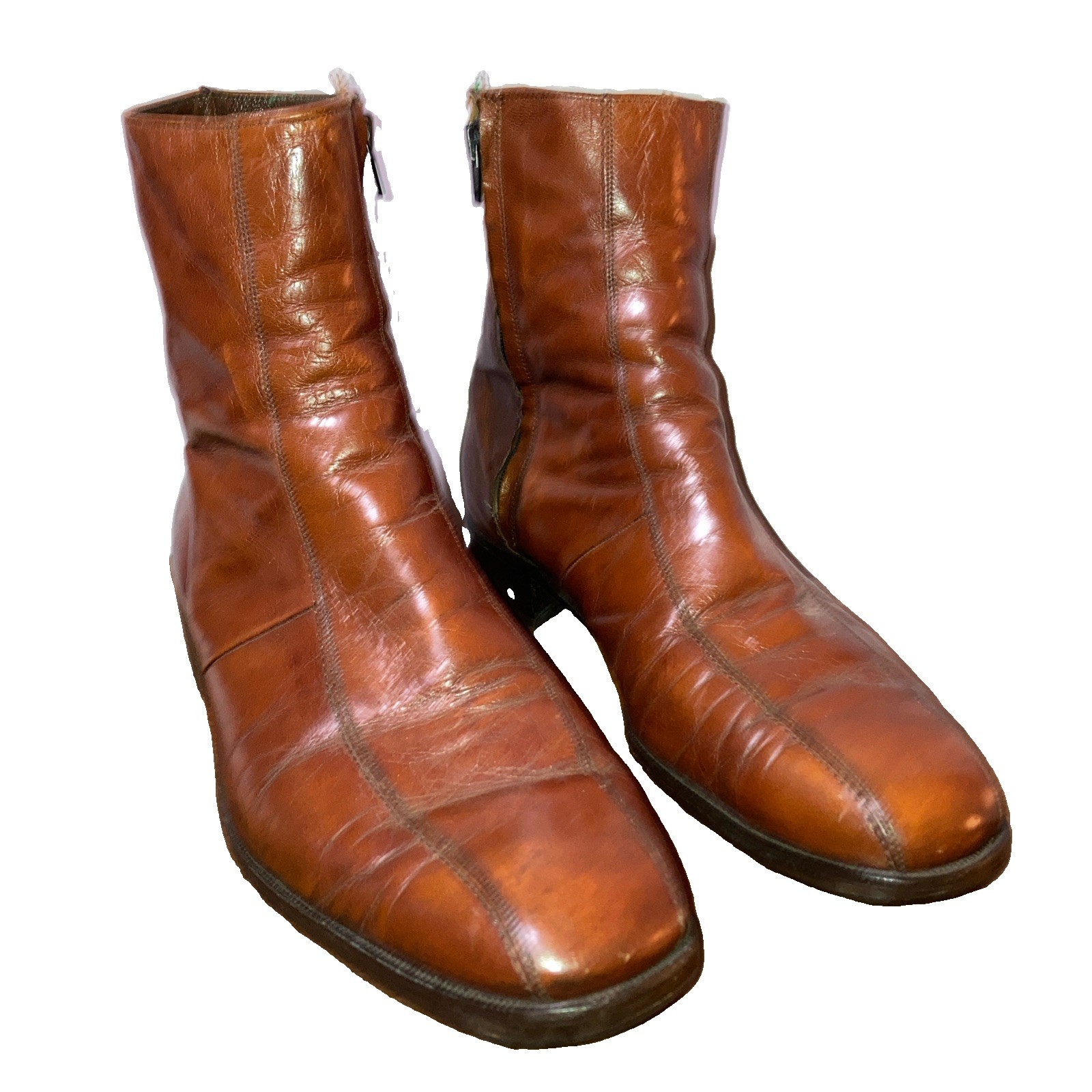 Vintage Florsheim Imperial Zipper Boots 10.5 E Chelsea Style Recently Re-soled Vintage Florsheim Imperial Zipper Boots 10.5 E Chelsea Style Recently Re-soled